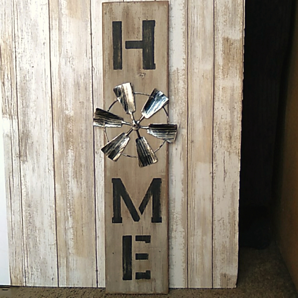 Large farmhouse HOME sign
